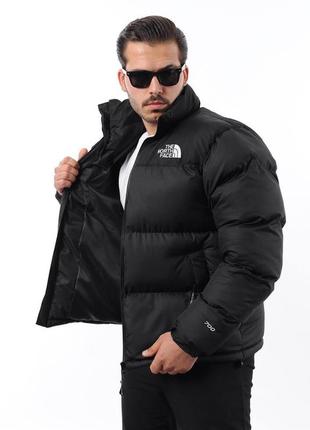 Чоловіча чорна зимова куртка-пуховик the north face