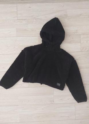 Укороченная худи пушистая urban