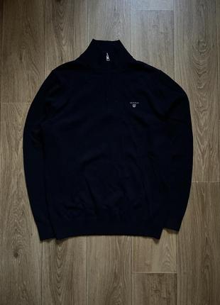 Вовняний светр gant 1/3 zip