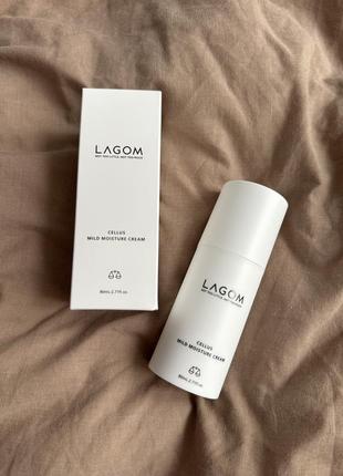 Зволожуючий крем lagom cellus mild moisture cream