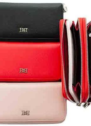 Гаманець жіночій 200*100мм на блискавці шкірзам мікс кольорів 9705-006