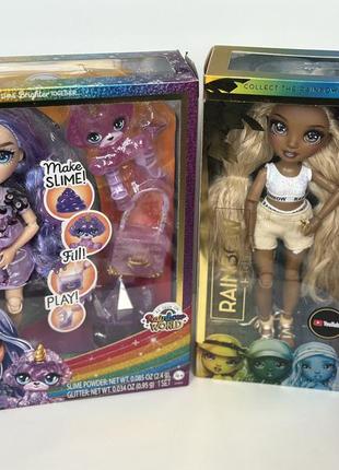 Rainbow high violet willow slime kit & pet оригинал