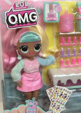 Игровой набор с куклой l.o.l. surprise o.m.g. sweet nails