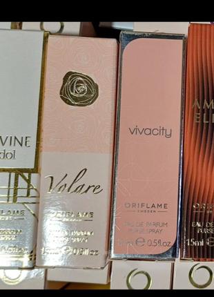 Парфумована вода divine idol,volare, vivacity,amber elixir раритет 15 мл