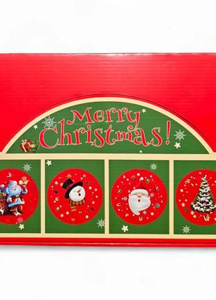 Свеча ароматическая с запахом 7×7см новогодняя в железнлй банке 115гр!!!