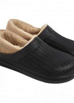 Тапочки женские черные