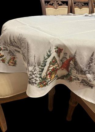 Праздничная новогодняя скатерть