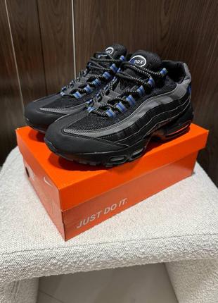 Чоловічі кросівки nike air max 95 essential 'black game royal' v / smb