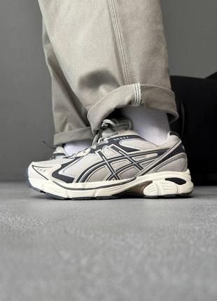 Термо кроссовки asics 1968-2160 beige/grey termo