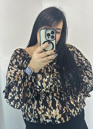 Топ на довгий рукав блуза укорочена не zara