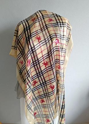 Великий палантін  в стилі burberry.