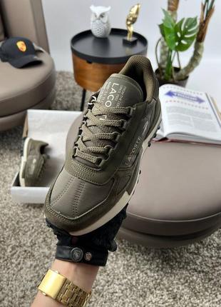 Мужские кроссовки lacoste elite active light brown