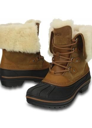 Зимние ботинки crocs women ́s allcast ii
luxe snow boot