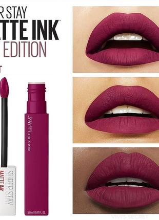 Maybelline new york superstay matte ink liquid lipstick  тон 120.