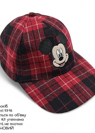 Кепка утеплена микки маус