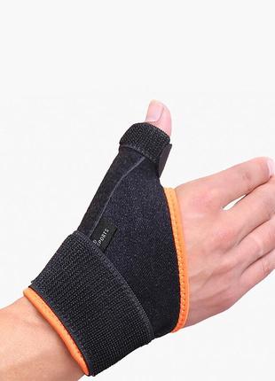 Бандаж ортез aolikes a-1670 right back + orange на зап'ястку та великий палець3 фото