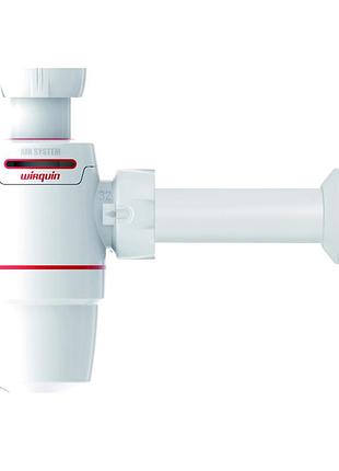 Сифон для раковини neo air 1¼"×ø32мм з відведенням wirquin (9541326) ve-33