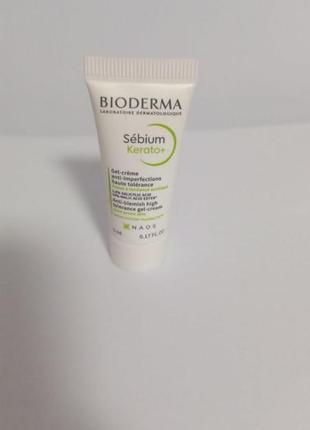 Bioderma sebium kerato+ gel-cream крем-гель для проблемной кожи.2 фото