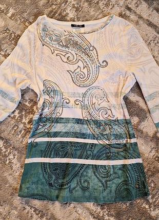 Футболка с длинным рукавом туника olsen