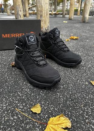 Зимние термо кроссовки merrell (gore-tex)