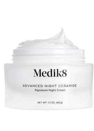 Нічний омоложуючий відновлюючий зволожуючий крем medik8 advanced night ceramide 48g.