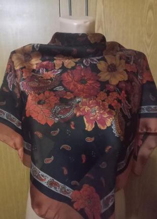 Шикарный женский платок. италия.