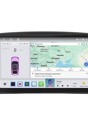 Штатна магнітола lesko для lexus lx ii 1998-2002 екран 9" 4/64 qled carplay 4g wi-fi gps 360 prime