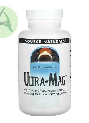 Source naturals, ultra-mag, комплекс із магнієм, 60 таблеток