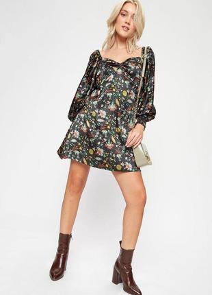 Новое атласное платье dorothy perkins
