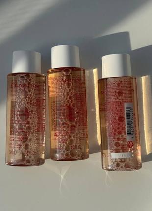 Міцелярна вода для чутливої ​​шкіри clarins eau micellaire demaquillante мініатюра 50мл