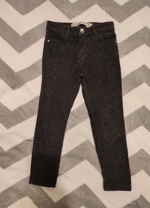 Джинсы скинни с бросками denim co 4-5 лет