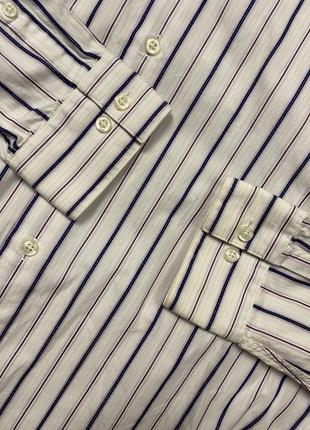 Мужская хлопковая полосатая рубашка apt.9 (апт 9 лрр идеал оригинал разноцветная)