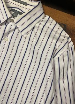 Мужская хлопковая полосатая рубашка apt.9 (апт 9 лрр идеал оригинал разноцветная)