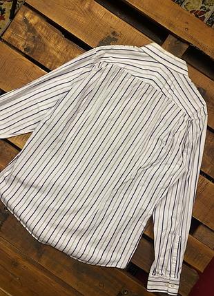Мужская хлопковая полосатая рубашка apt.9 (апт 9 лрр идеал оригинал разноцветная)