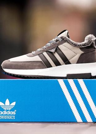 ❄️ кросівки чоловічі adidas retropy f2 grey ❄️