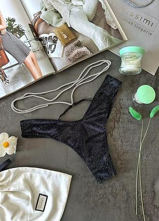 Бархатные трусики бразилиана от intimissimi