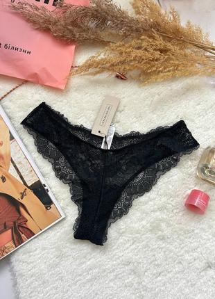 Кружевные трусики бразилиана от intimissimi4 фото
