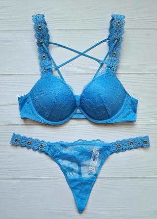 Шикарный люксовый комплект белья пуш-ап victoria's secret оригинал
