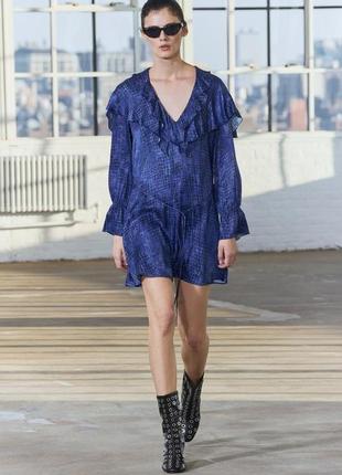 Короткое платье с воланами zw collection
