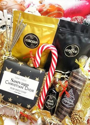 Чоловічий подарунковий набір на новий рік/ святий миколай/ подарунковий бокс