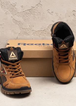 Подростковые зимние ботинки reebok winter tech step brown 2