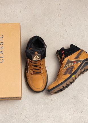 Подростковые зимние ботинки reebok winter tech step brown 5