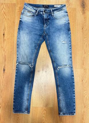 Джинси чоловічі сині slim antony morato jeans, розмір m.