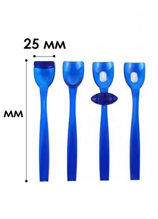 Логопедический инструмент ora-light blue ротовой полости детская артикуляционная ложка...