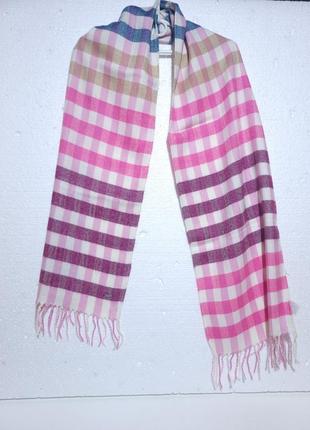 Шарф у клітинку.