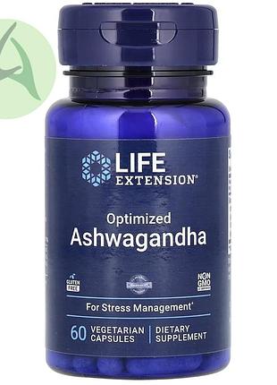 Life extension, оптимизированный экстракт ашваганды, 60 капсул