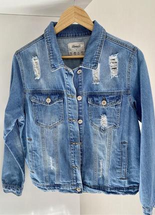 Женская джинсовая куртка denim &co, размер m