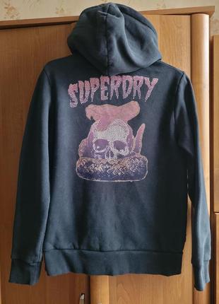 Жіноче брендове котонове тепле худі від superdry p s,m