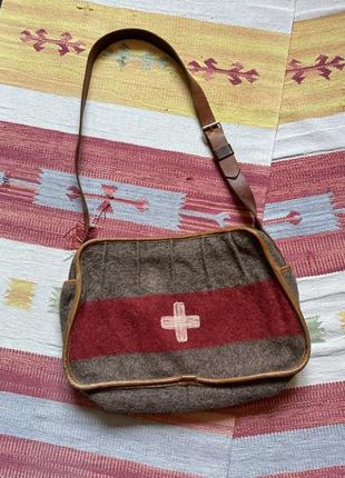 Сумка через плечо винтаж swiss military