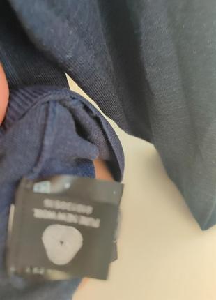 Синий шерстяной кардиган uniqlo5 фото
